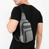 Ethan Chest Bag In Grey