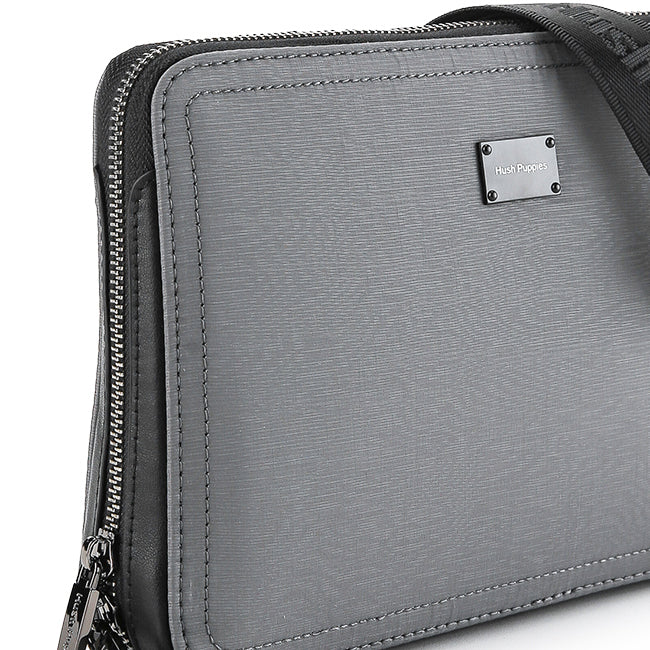 Hush Puppies Bags Pria Mario Clutch/Messenger Bag In Grey
