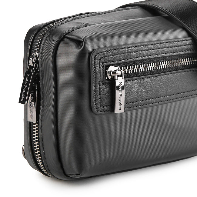 Hush Puppies Tas Pria Malone Crossbody Bag In Black