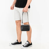 Hush Puppies Tas Pria Malone Crossbody Bag In Black