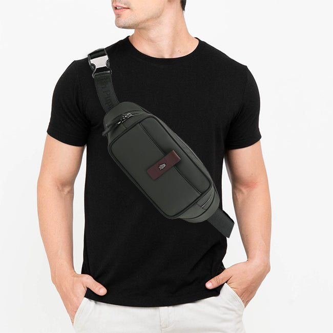Hush Puppies Tas Pria Mickey Waist Bag In Khaki