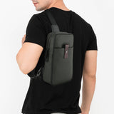 Hush Puppies Tas Pria Mickey Chest Bag In Khaki