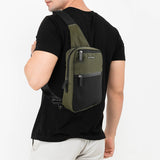 Hush Puppies Tas Pria Lash Chest Bag In Khaki