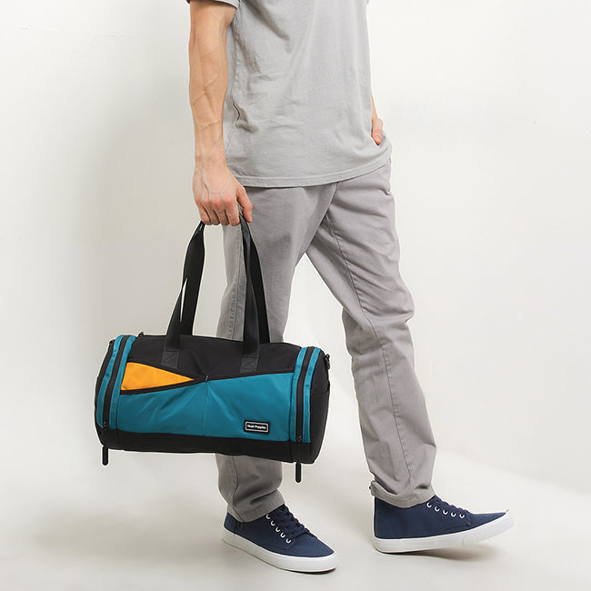 Hush Puppies Tas Pria Pello Duffle Bag In Turquoise