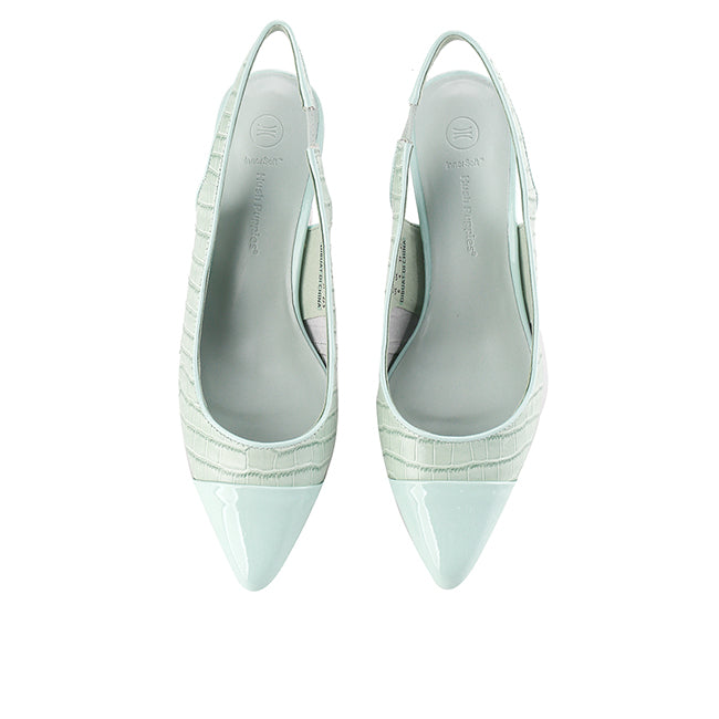 Hush Puppies Sepatu Heels Wanita Brenda Coco In Mint
