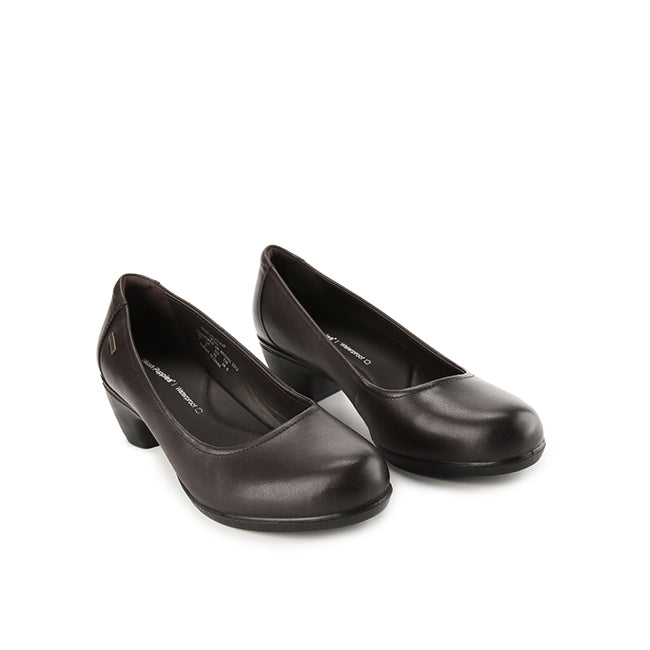Hush Puppies Sepatu Wanita Heels Kiko In Dark Brown