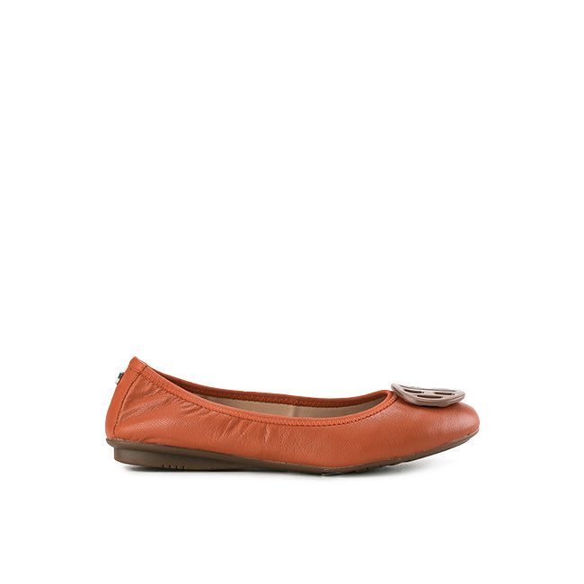Hush Puppies Shoes Wanita Flats Samantha In Orange