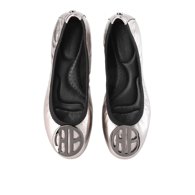 Hush Puppies Sepatu Slip On Wanita Samantha Ii In Pewter