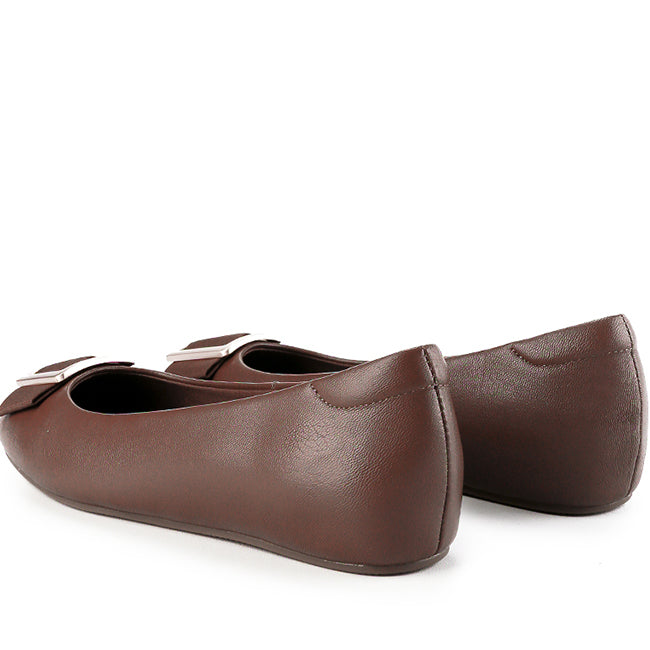 Hush Puppies Sepatu Wedges Wanita Lousie Aspen In Brown