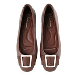 Hush Puppies Sepatu Wedges Wanita Lousie Aspen In Brown