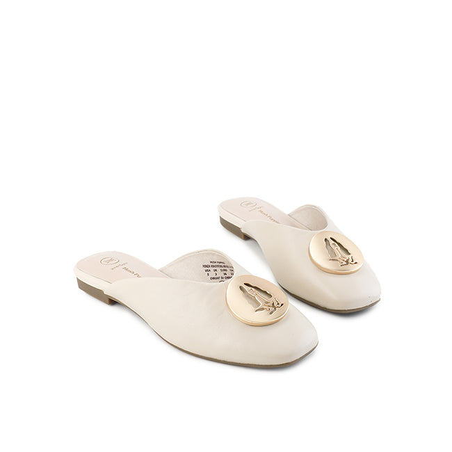 Hush Puppies Sepatu Mule Wanita Fonza In Beige