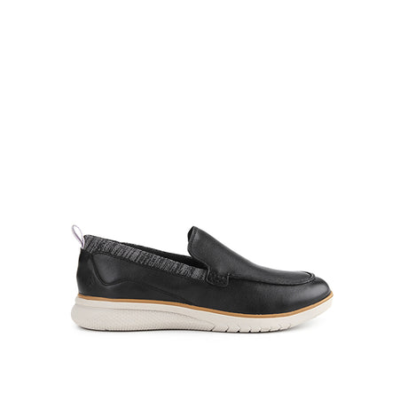 Hush Puppies Sepatu Wanita Loafers Advance Wthr Loafer In Bold Black Leather