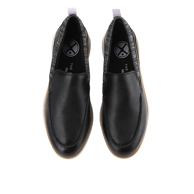 Hush Puppies Sepatu Wanita Loafers Advance Wthr Loafer In Bold Black Leather