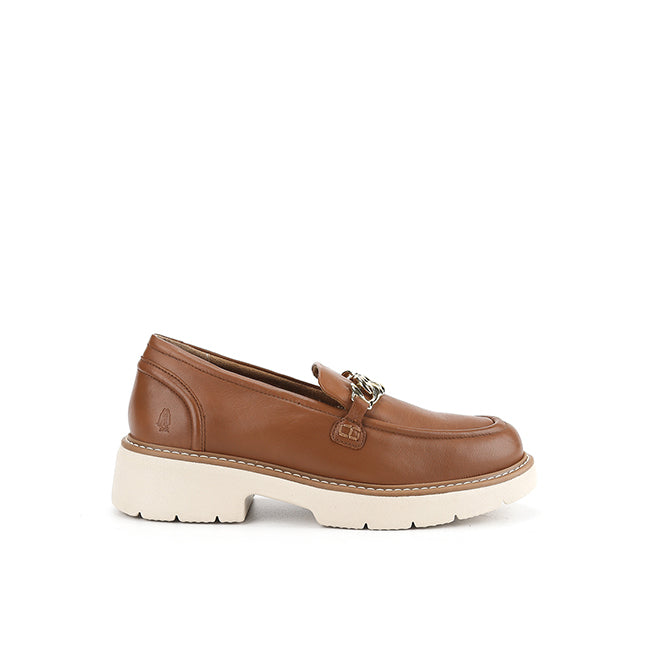 Hush Puppies Sepatu Wanita Jodie Bit Loafer In Cognac Leather