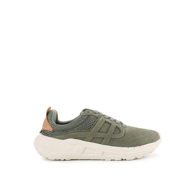 Seventy8 Lthr Runner In Olivine Nubuck