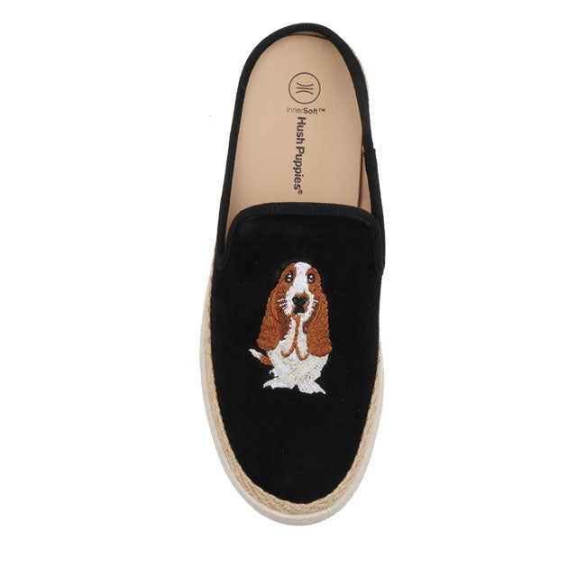 Hush Puppies Sepatu Slip On Wanita Chelsea In Black