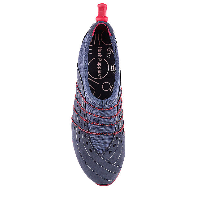 Hush Puppies Sepatu Slip On Wanita Energize In Navy Nubuck