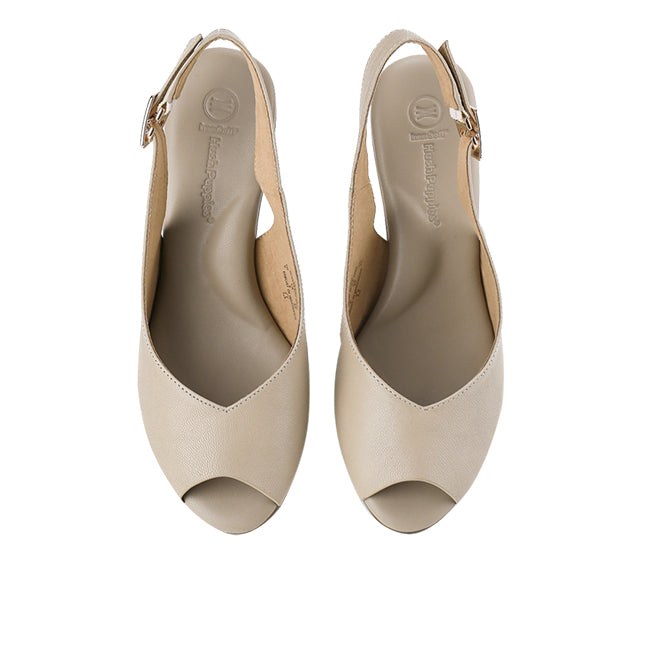 Hush Puppies Sepatu Wanita Sling Back Dorra Jewel In Beige