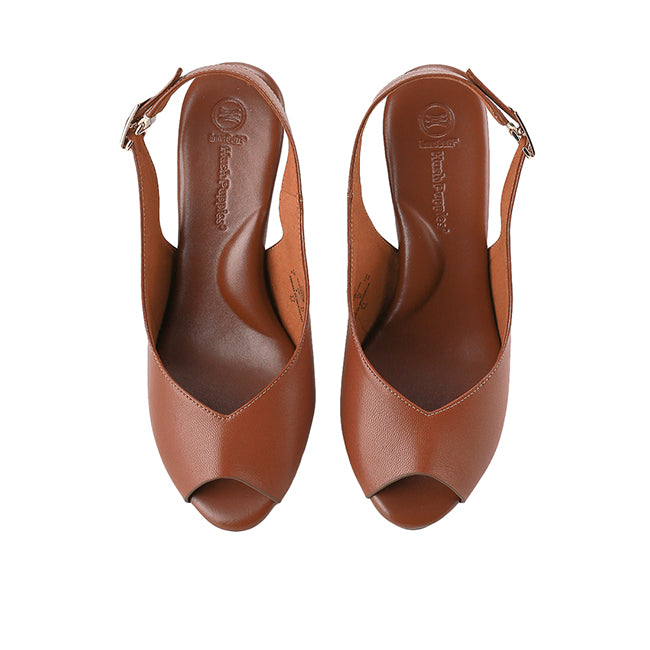 Hush Puppies Sepatu Wanita Sling Back Dorra Jewel In Tan