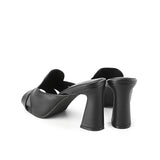 Hush Puppies Sandal Wanita Heels Carla Keys In Black