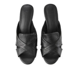 Hush Puppies Sandal Wanita Heels Carla Keys In Black