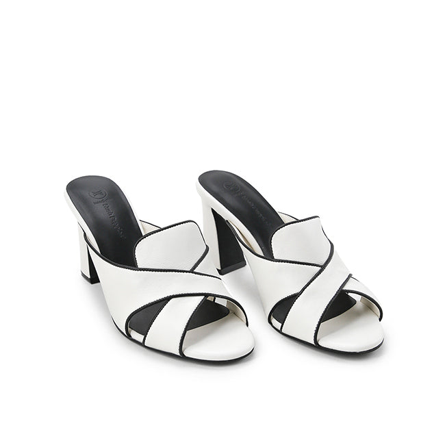 Hush Puppies Sandal Wanita Heels Carla Keys In Off White