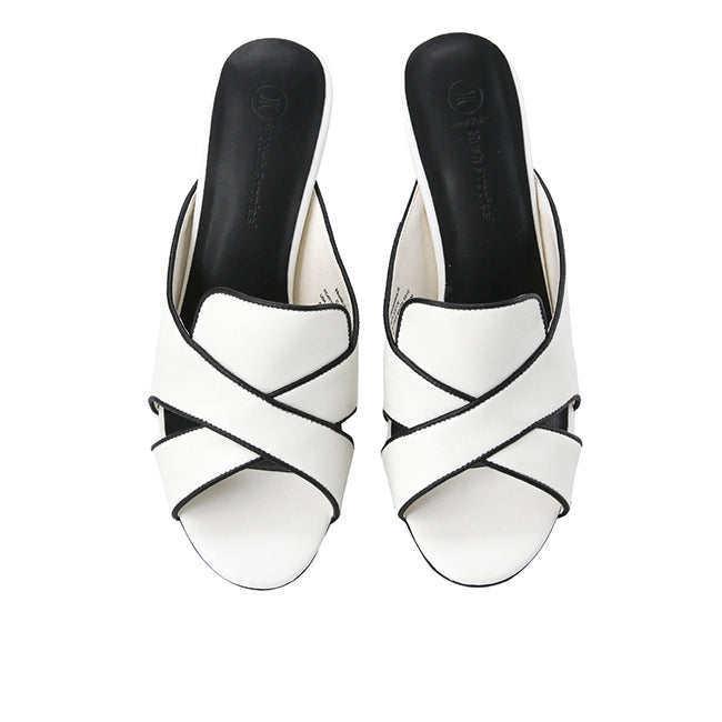 Hush Puppies Sandal Wanita Heels Carla Keys In Off White