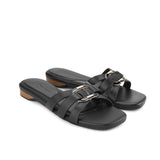 Hush Puppies Sandal Wanita Flats Lenna Carl In Black