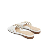 Hush Puppies Sandal Wanita Flats Lenna Carl In White