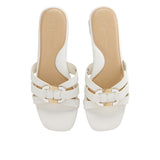 Hush Puppies Sandal Wanita Flats Lenna Carl In White