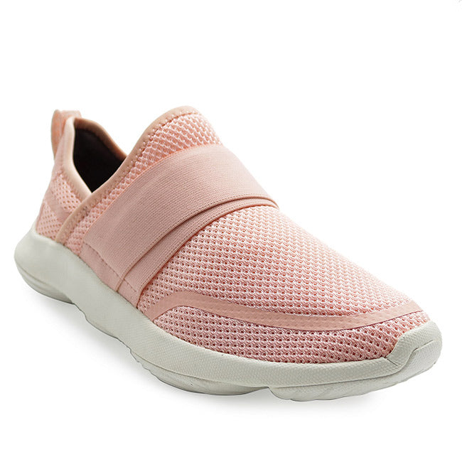 Hush Puppies Sepatu Slip On Wanita Bliss Slip On In Coral Pink Mesh