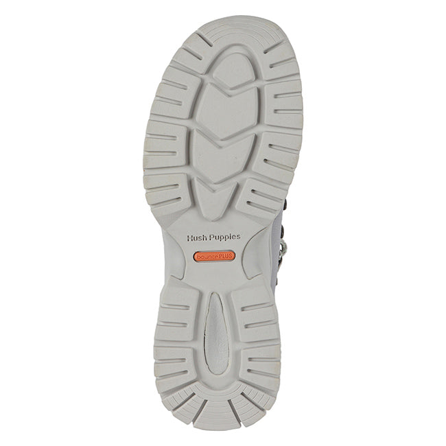 Hush Puppies Sepatu Sneaker Wanita Darra Chukka In Frost Gray Nubuck/Textile