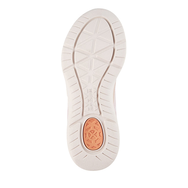 Hush Puppies Sepatu Sneaker Wanita Elevate Laceup In Dusty Pink Textile