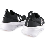 Hush Puppies Sepatu Sneaker Wanita Spark Laceup In Bold Black Textile