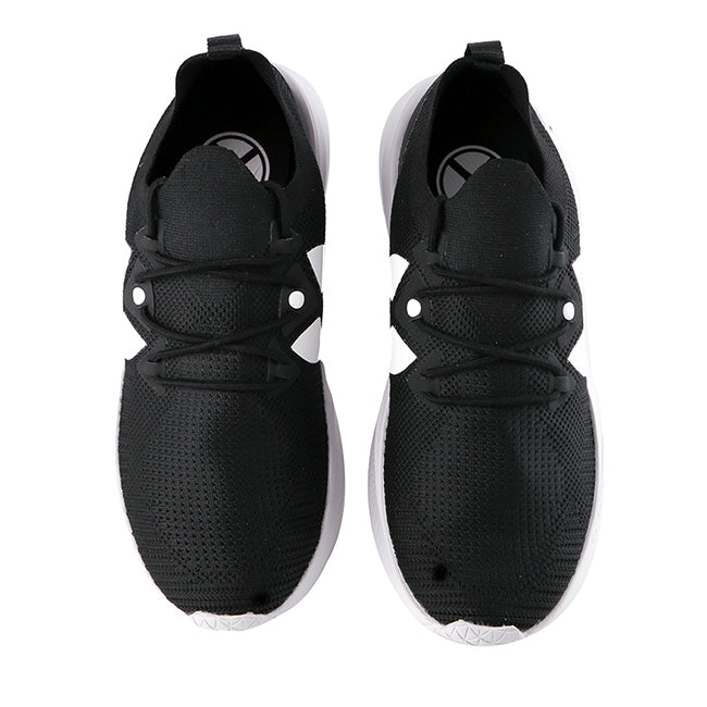 Hush Puppies Sepatu Sneaker Wanita Spark Laceup In Bold Black Textile