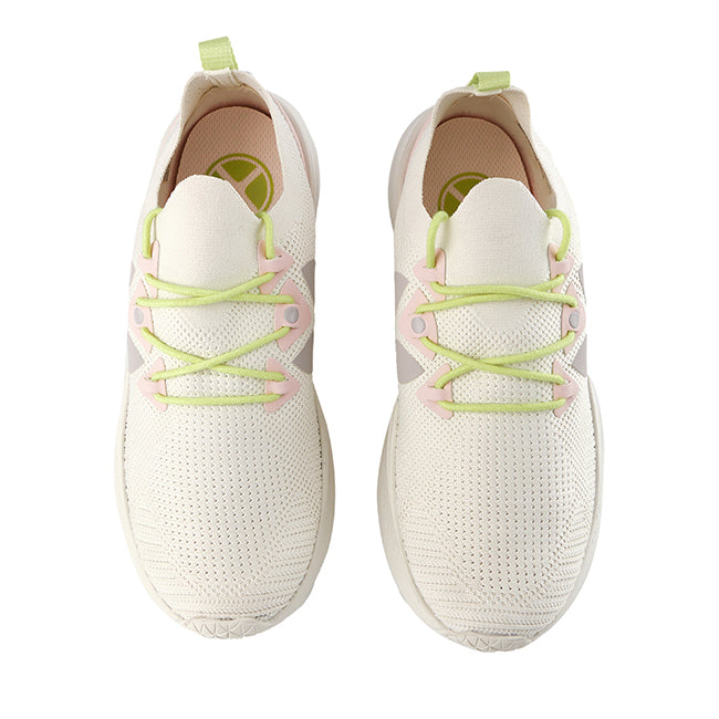 Hush Puppies Sepatu Sneaker Wanita Spark Laceup In White Multi Textile