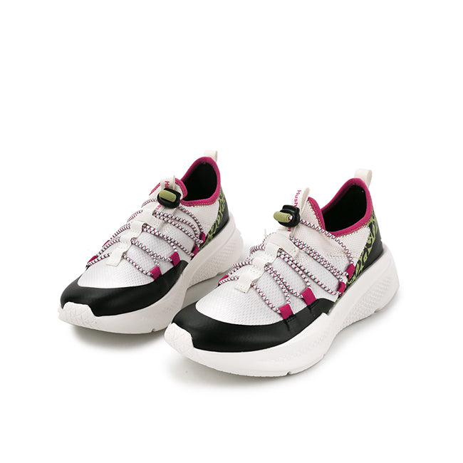 Hush Puppies Sepatu Sneaker Wanita Spark Bungee In White Multi Textile