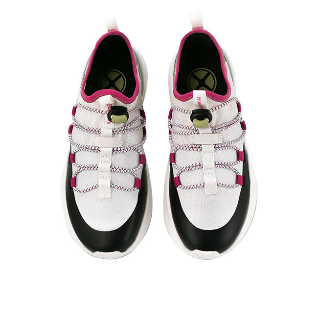 Hush Puppies Sepatu Sneaker Wanita Spark Bungee In White Multi Textile