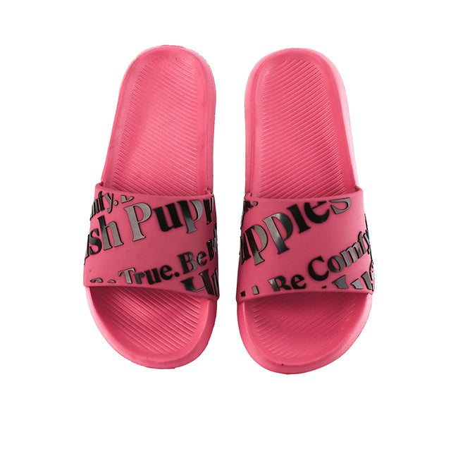 Hush Puppies Sandal Slip On Wanita Honey In Fuchsia