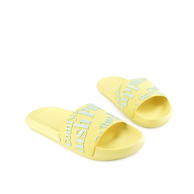 Hush Puppies Sandal Slip On Wanita Honey In Yellow