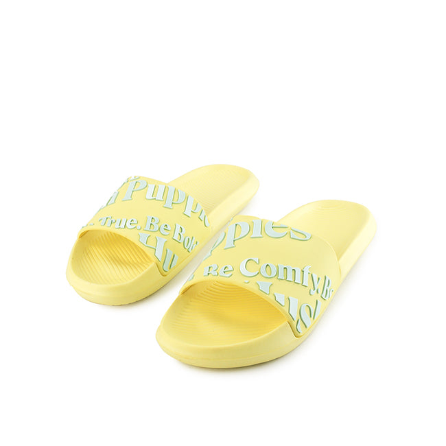 Hush Puppies Sandal Slip On Wanita Honey In Yellow