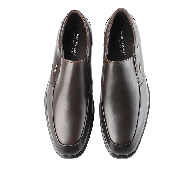 Hush Puppies Sepatu Formal Pria Wade Slip On In Coffee