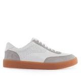 Hush Puppies Sepatu Casual Pria Charlie Laceup In White Grey