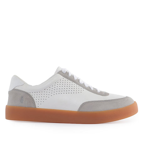 Hush Puppies Sepatu Casual Pria Charlie Laceup In White Grey