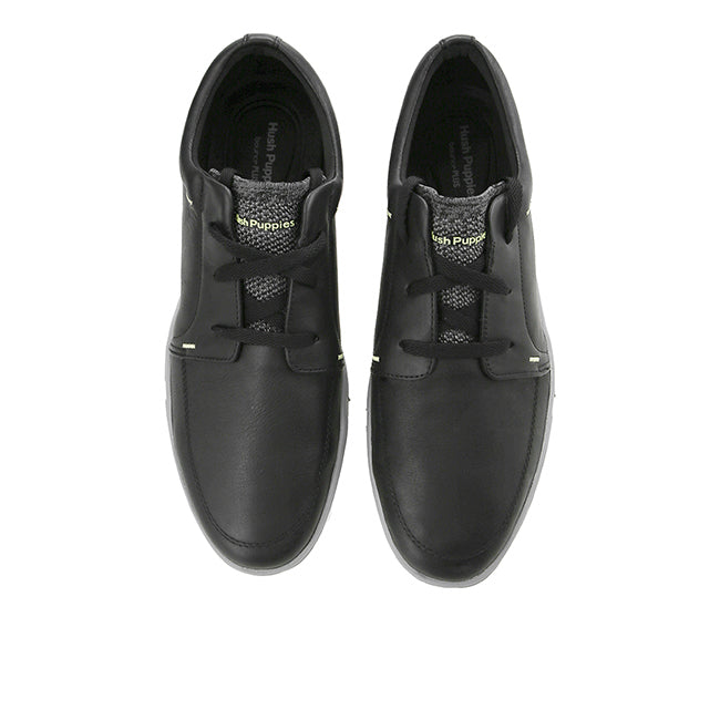 Hush Puppies Sepatu Pria Briggs Pt Oxford In Black Leather