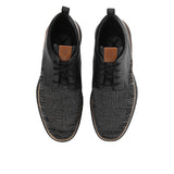 Hush Puppies Sepatu Pria Lace Up Advance Hybrid Lace In Bold Black Leather