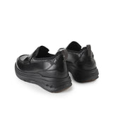 Hush Puppies Men Shoes Excel Loafer In Bold Black Leather