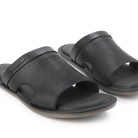 Hush Puppies Sandal Pria Plainville 5 Slide In Black