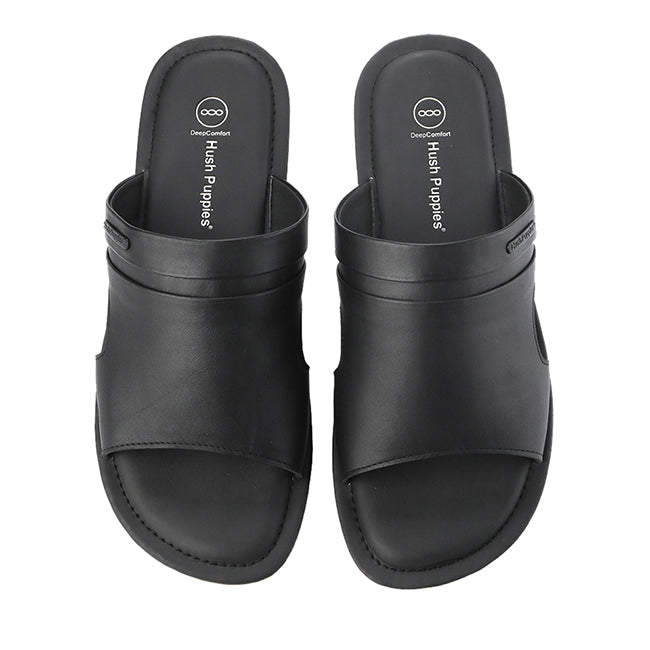 Hush Puppies Sandal Pria Plainville 5 Slide In Black
