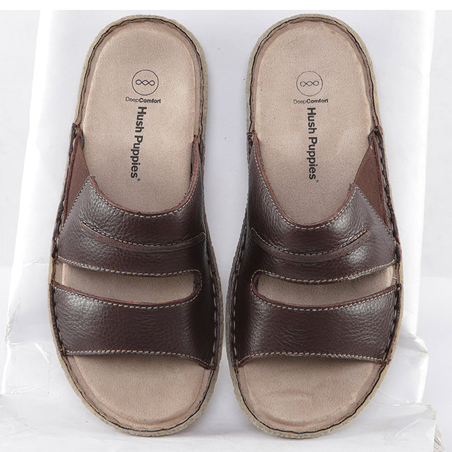 Hush Puppies Sandal Pria Fentor Ii - Slide In Brown